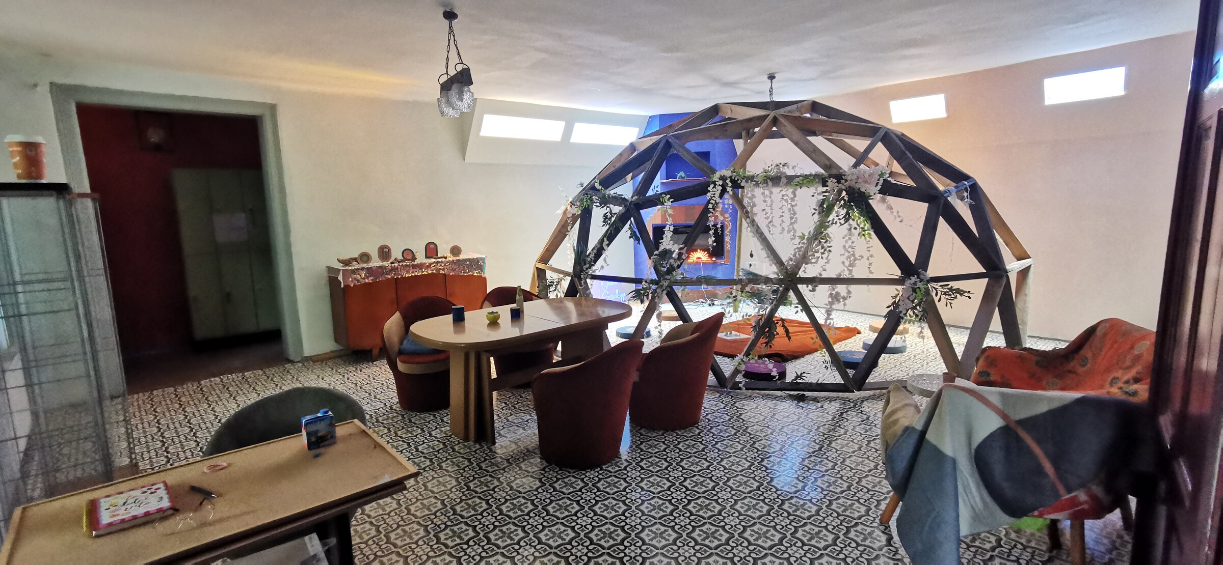 Kopuła i frontowa sala Luminarium